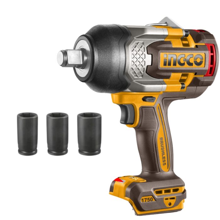 Ingco -Brushless Cordless Impact Wrench (20V ) - 3/4" Drive - Tool Only - Image 1