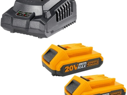 Ingco - Fast Intelligent Charger with 2 x 2Ah Batteries