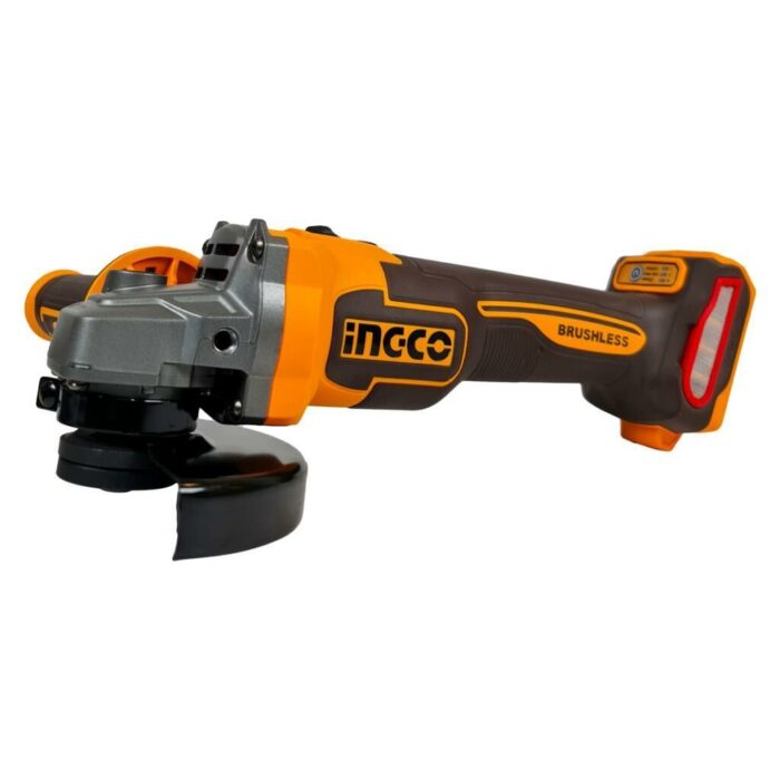 Ingco - Brushless Cordless Angle Grinder With 4.0Ah Battery And Charger - Image 1
