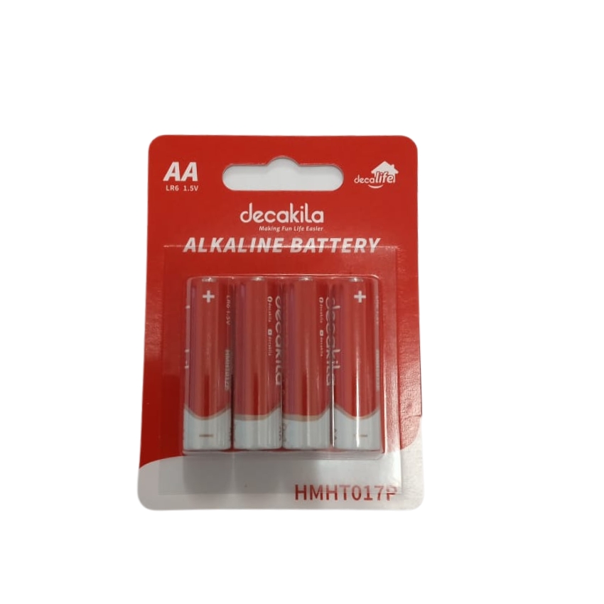 xr:d:DAFcnUzslz4:34,j:48445138153,t:23030912 Decakila - AA Alkaline Batteries LR06 - 2 Packs Of 4 - Image 1